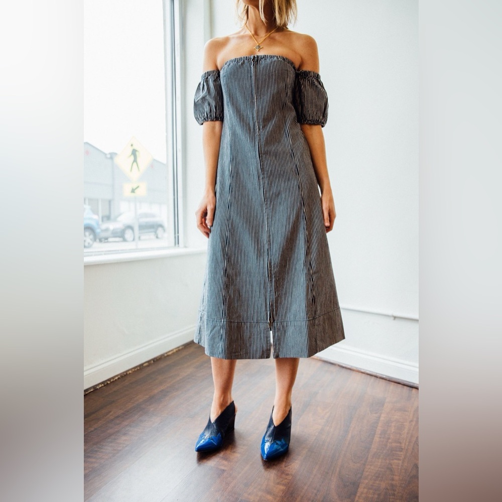 Off the shoulder apiece apart dress